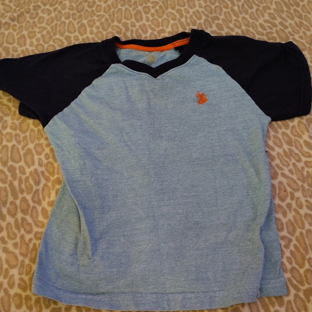 Beverly Hills Polo Club Blue and Black Kids Tee For Sale!
